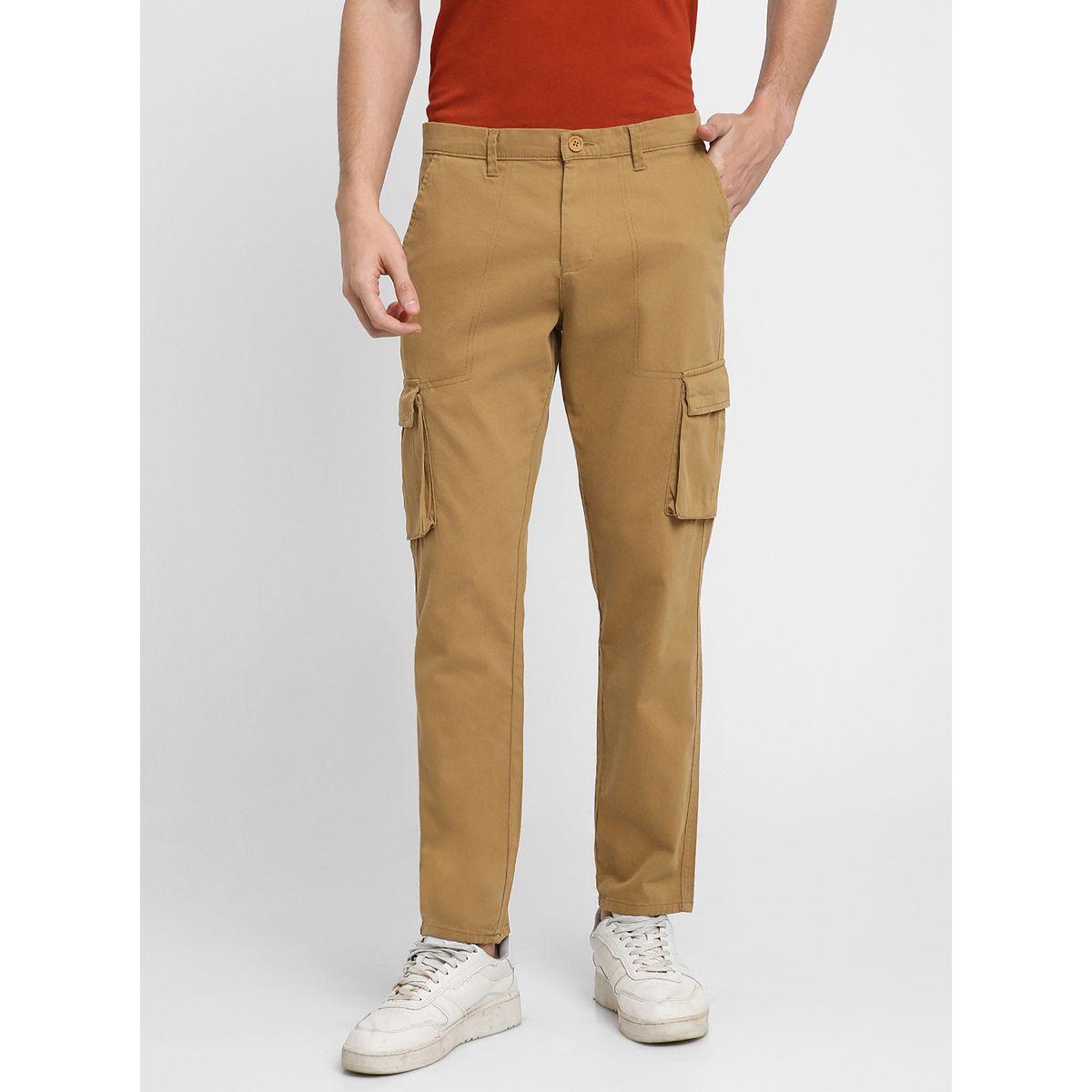 بنطال كارجو بقصة سليم فت دينيس لينجو × ستايلي-men-clothing-bottoms-trousersandchinos-trousers-image-1