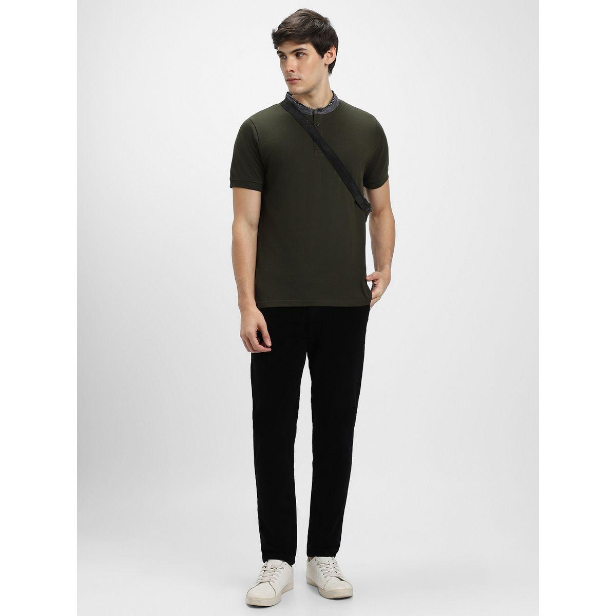 تيشيرت بولو سادة باكمام قصيرة وازرار دينيس لينجو × ستايلي-men-clothing-tshirtsandpolos-polos-image-3