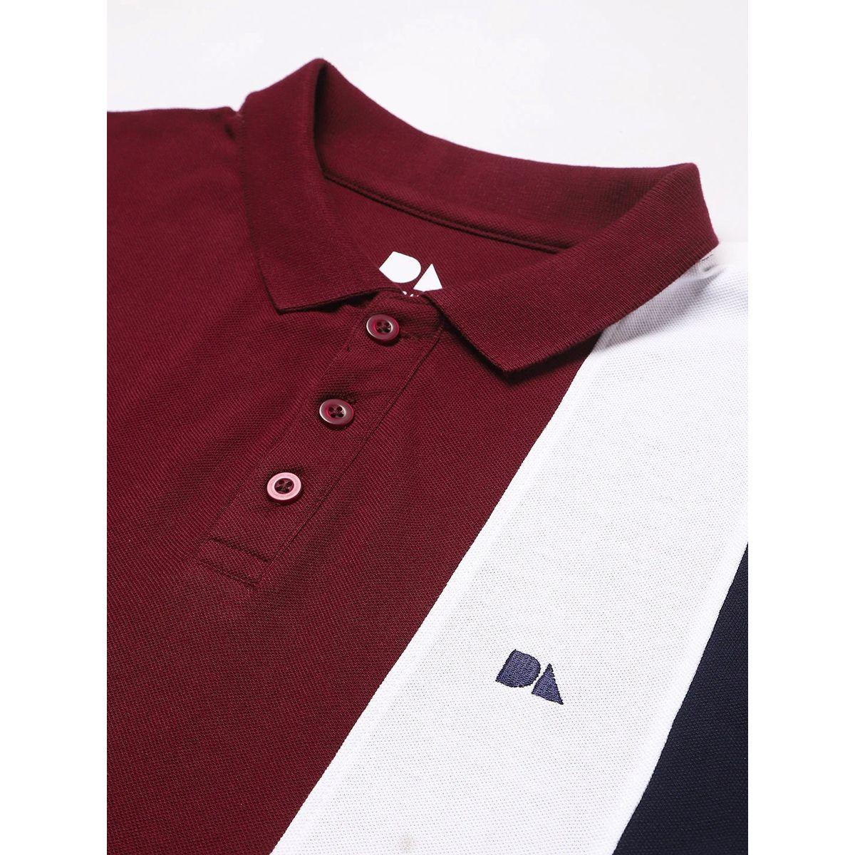 تيشيرت بولو بنمط كتل الالوان واكمام قصيرة دينيس لينجو × ستايلي-men-clothing-tshirtsandpolos-polos-image-4