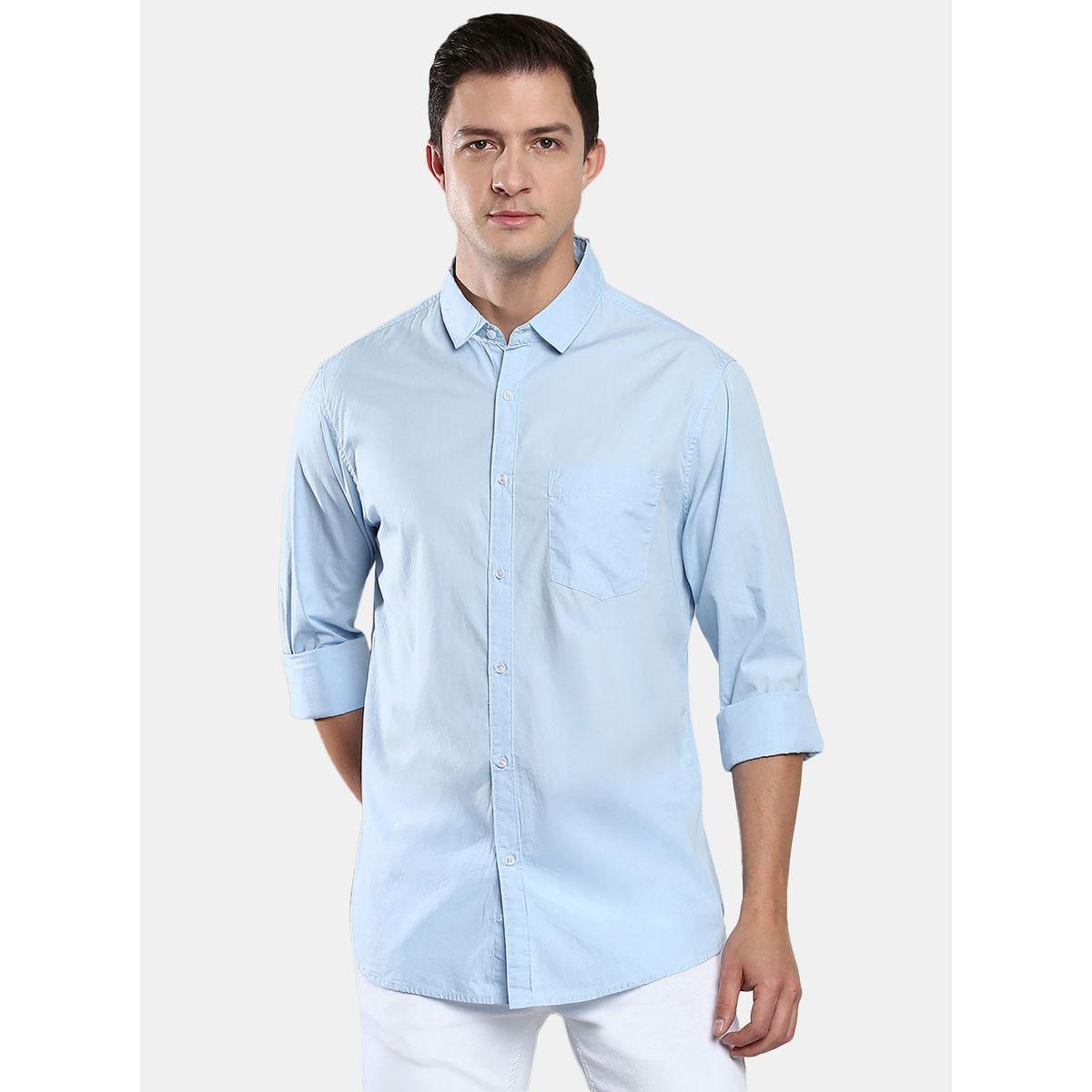 قميص بقصة سليم فت واكمام طويلة-men-clothing-shirts-image-1