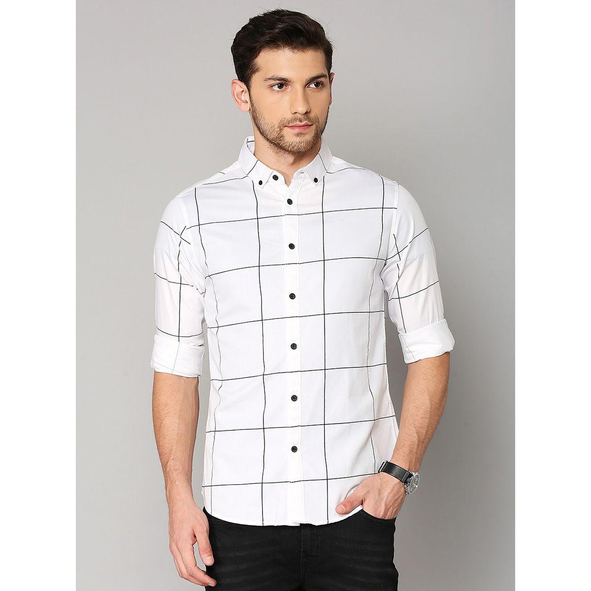قميص بقصة سليم فت واكمام طويلة-men-clothing-shirts-image-1