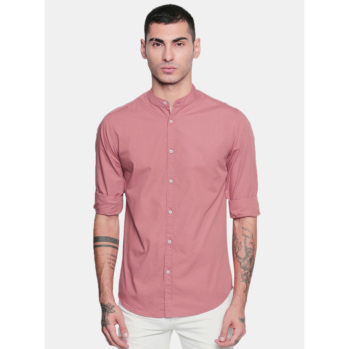 قميص بقصة سليم فت واكمام طويلة-men-clothing-shirts-image-1