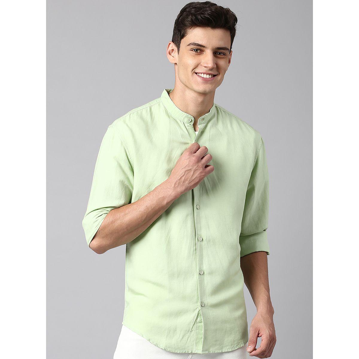قميص بقصة سليم فت واكمام طويلة-men-clothing-shirts-image-1