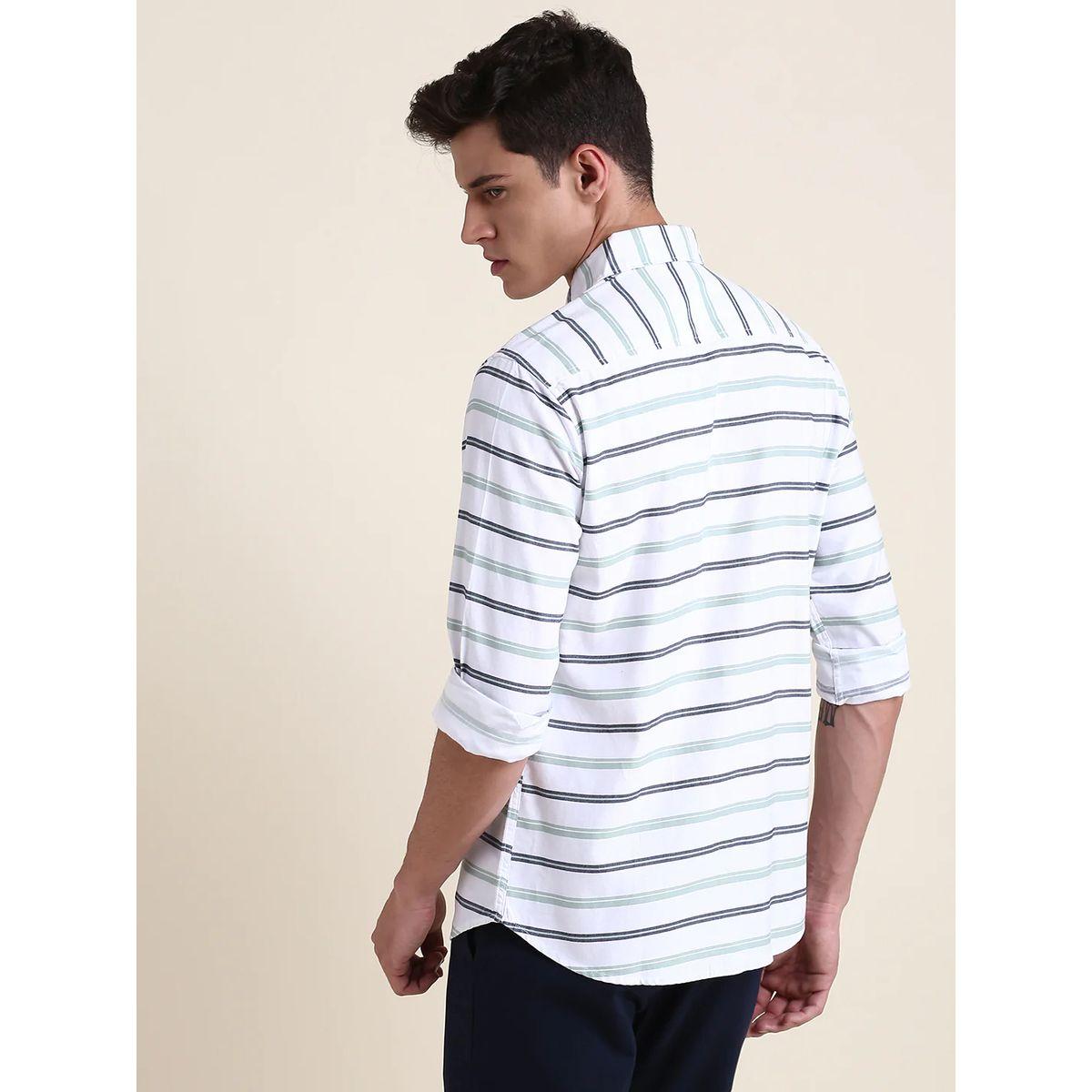 قميص بقصة سليم فت واكمام طويلة دينيس لينجو × ستايلي-men-clothing-shirts-image-2