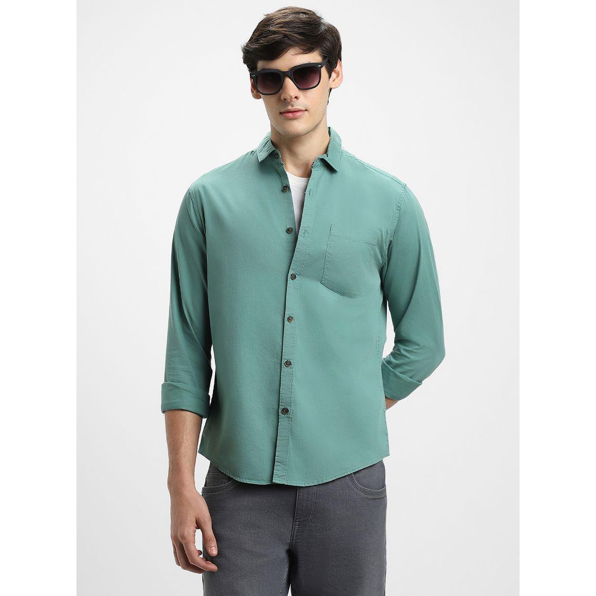 قميص بقصة سليم فت واكمام طويلة-men-clothing-shirts-image-1