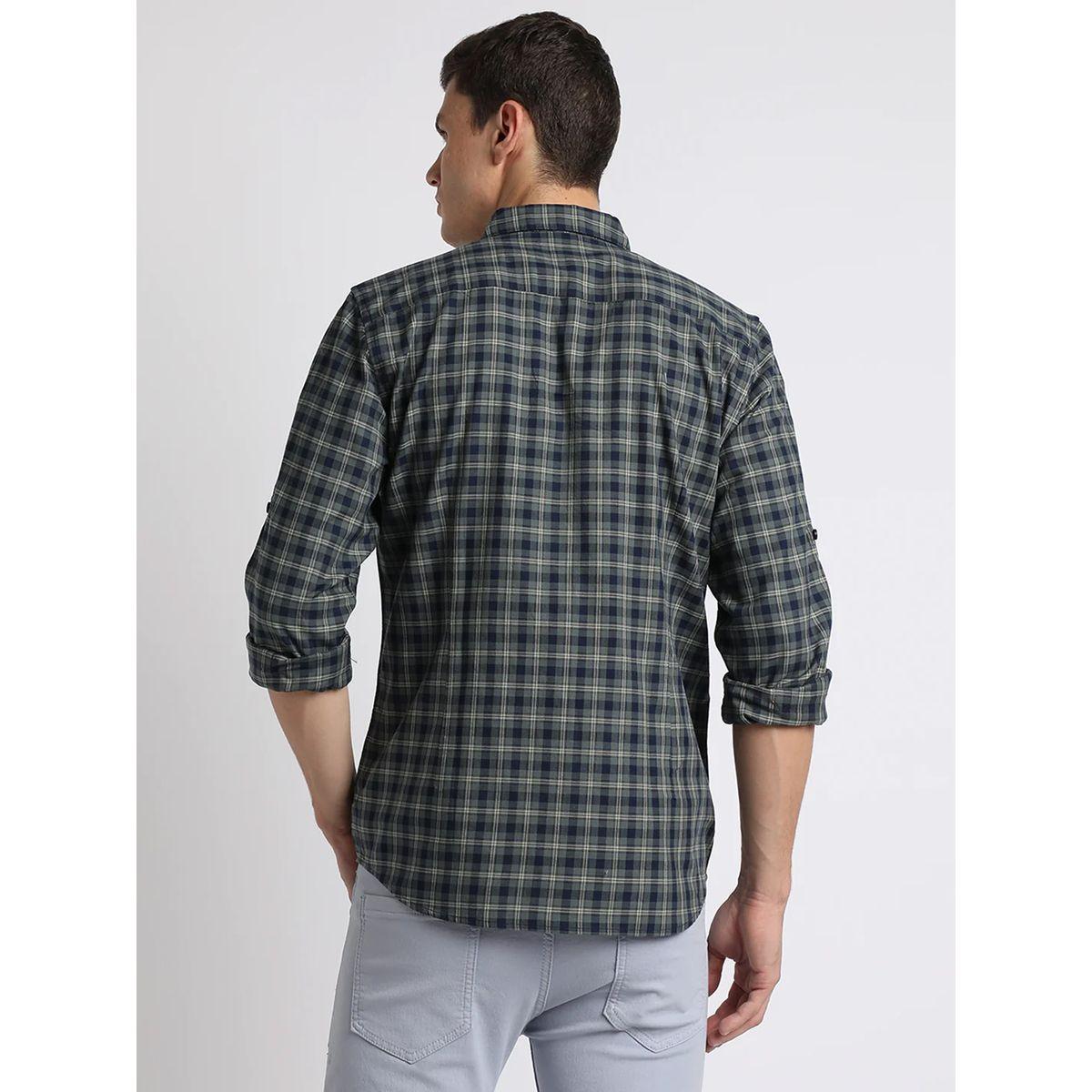 قميص كاروهات بقصة سليم فت-men-clothing-shirts-image-3