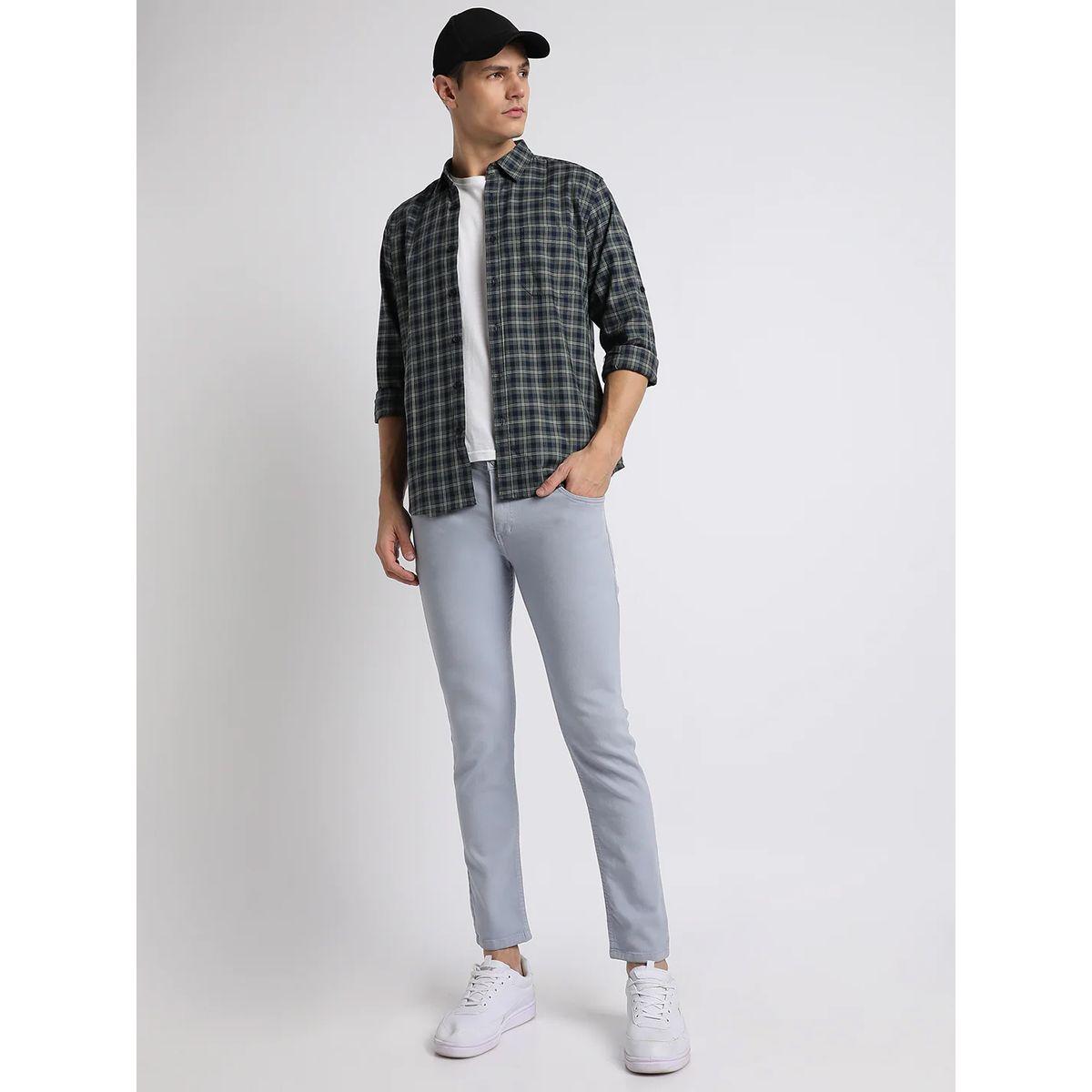 قميص كاروهات بقصة سليم فت-men-clothing-shirts-image-4