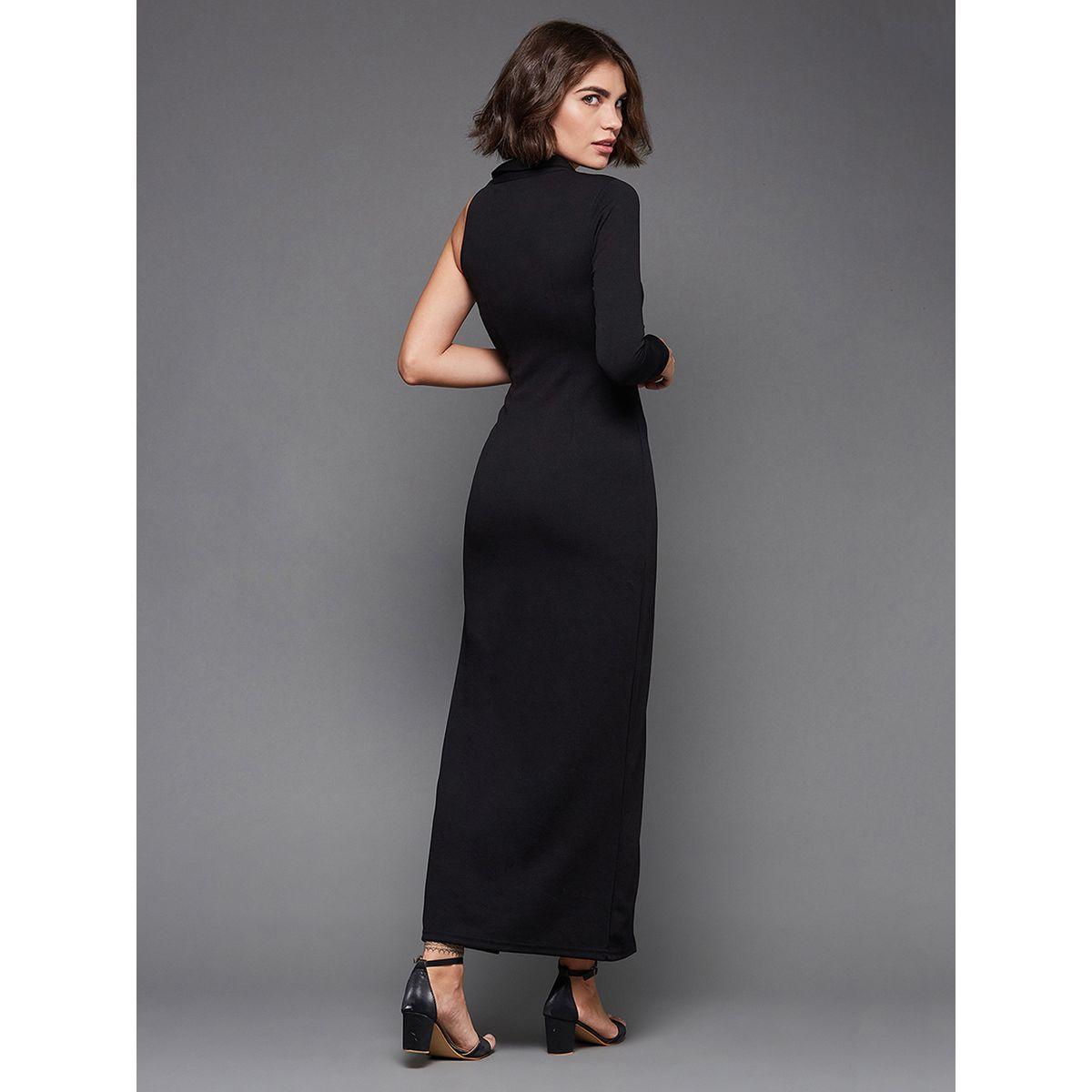 Miss Chase X Styli  Sequin Detail One Sleeves Side Slit Maxi Dress-women-clothing-dresses-image-4
