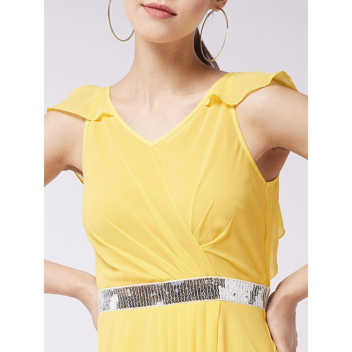 فستان طويل بحافة واسعة وكشكش ميس تشيس × ستايلي-women-clothing-dresses-image-4