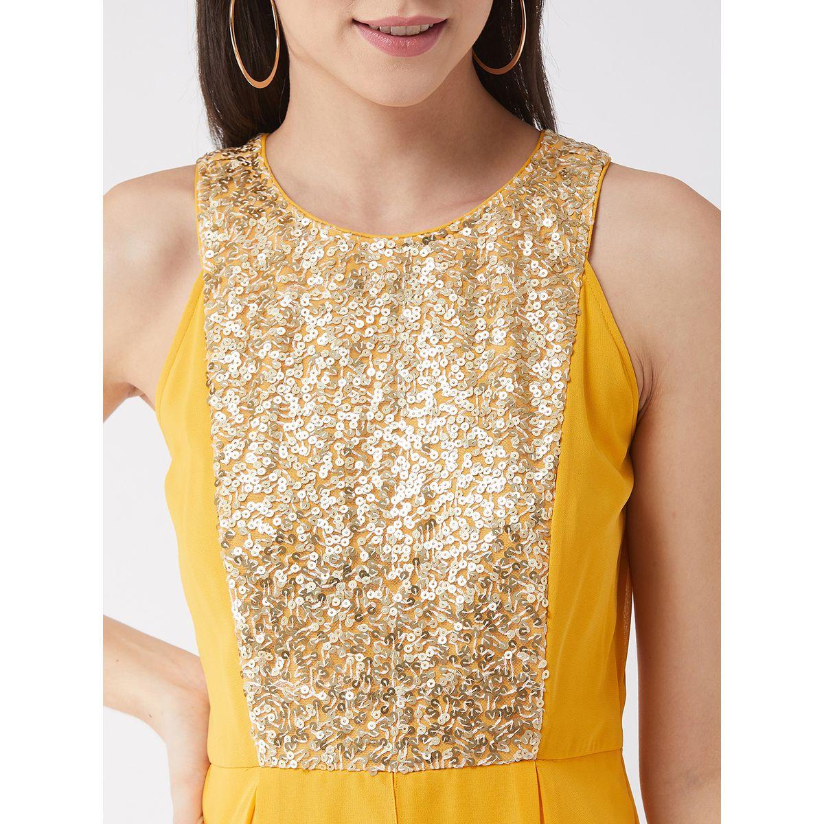 Miss Chase X Styli  Front Sequin Detail Sleeveless Wide Leg Jumpsuit-women-clothing-jumpsuits-image-3