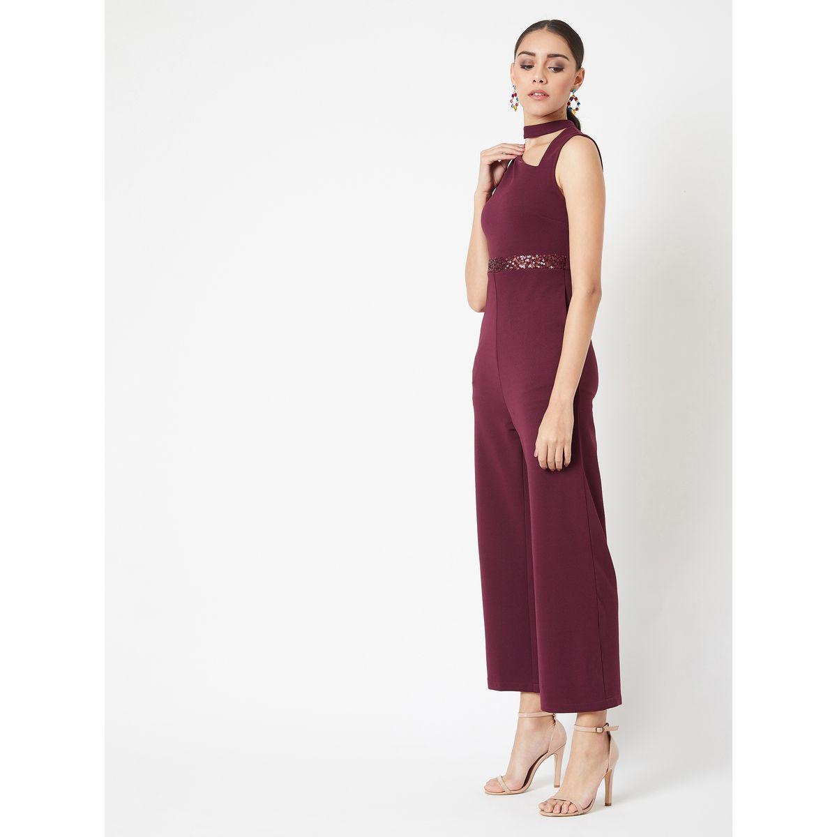 جمبسوت بلا اكمام مزين بالترتر مع جيب ميس تشيس × ستايلي-women-clothing-jumpsuits-image-2