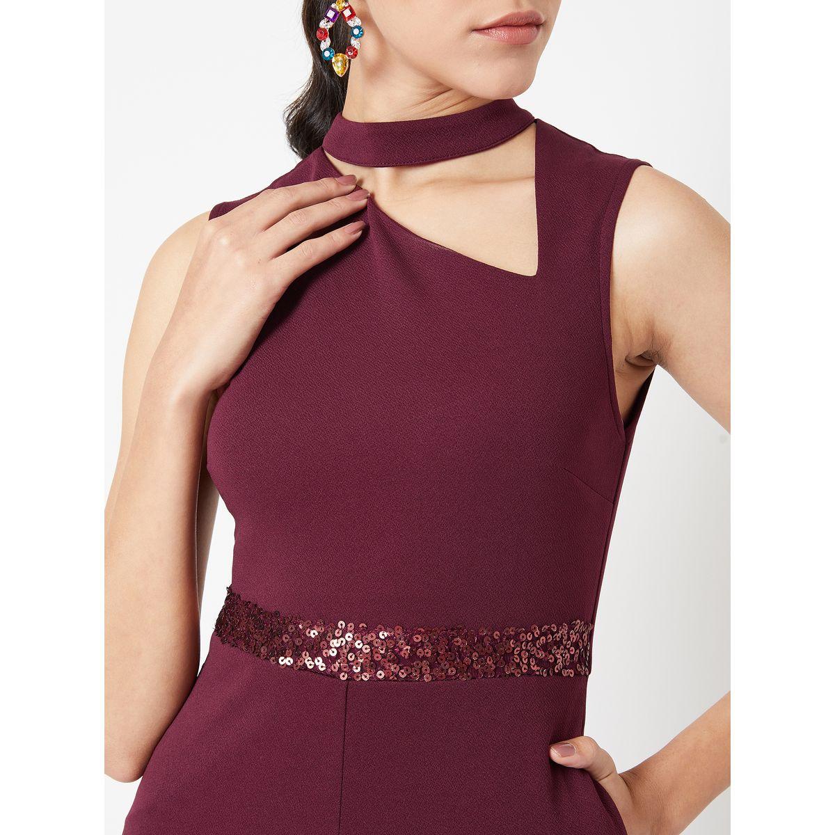 جمبسوت بلا اكمام مزين بالترتر مع جيب ميس تشيس × ستايلي-women-clothing-jumpsuits-image-4