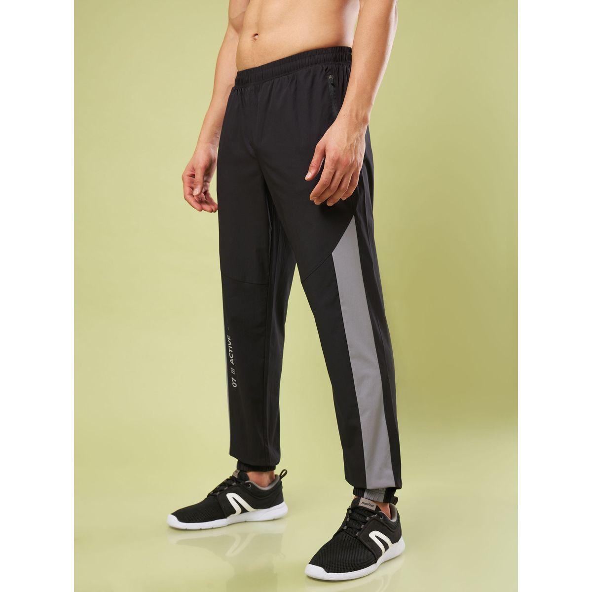 Technosport Color Block Woven Track Pants with Cuffs-men-clothing-sportswearandactivewear-bottoms-image-3