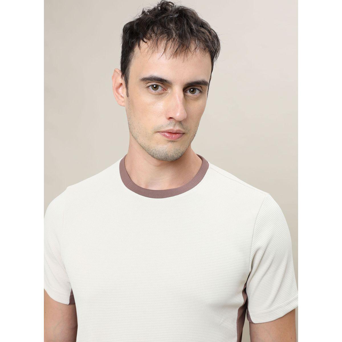 Technosport Textured Slim Fit T-Shirt with Short Sleeves-men-clothing-sportswearandactivewear-tshirtsandpolos-image-5