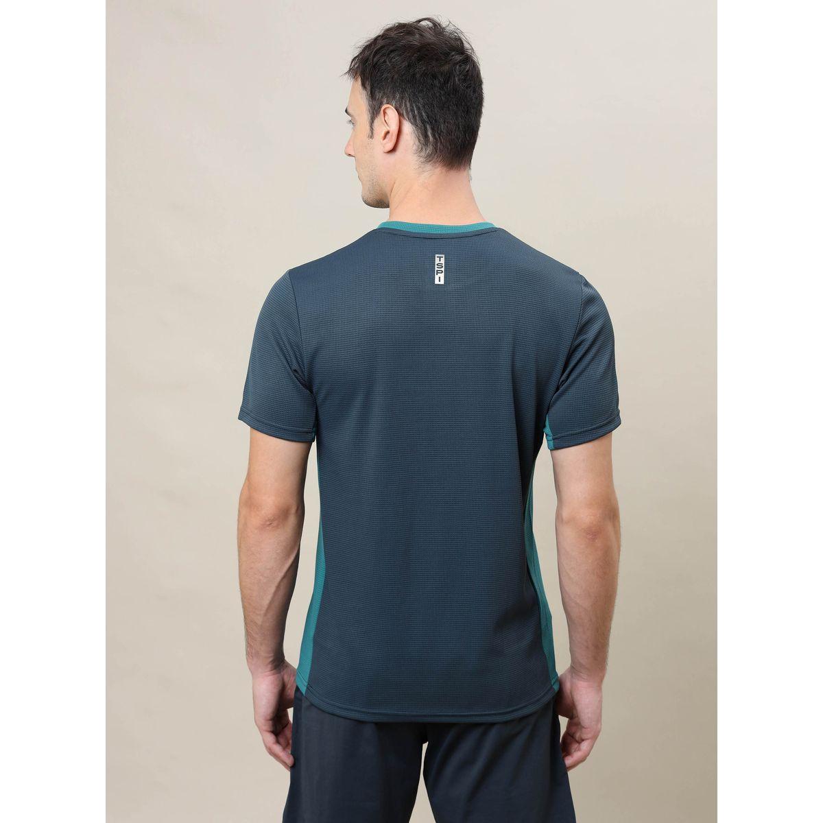Technosport Solid Slim Fit T-Shirt with Short Sleeves-men-clothing-sportswearandactivewear-tshirtsandpolos-image-6