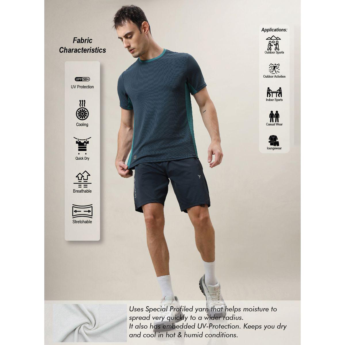 Technosport Solid Slim Fit T-Shirt with Short Sleeves-men-clothing-sportswearandactivewear-tshirtsandpolos-image-8