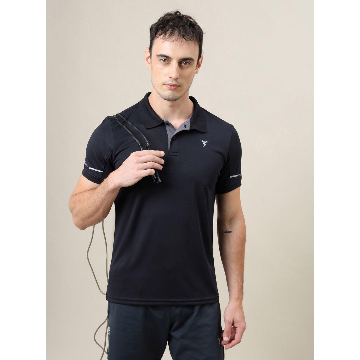 Technosport Solid Slim Fit Polo T-Shirt with Short Sleeves-men-clothing-sportswearandactivewear-tshirtsandpolos-image-2