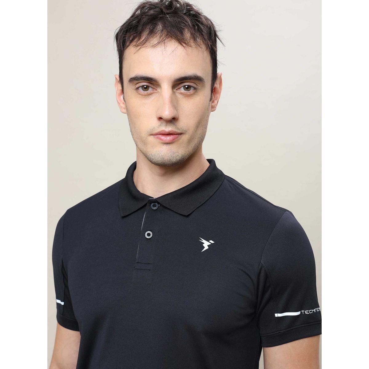 Technosport Solid Slim Fit Polo T-Shirt with Short Sleeves-men-clothing-sportswearandactivewear-tshirtsandpolos-image-5