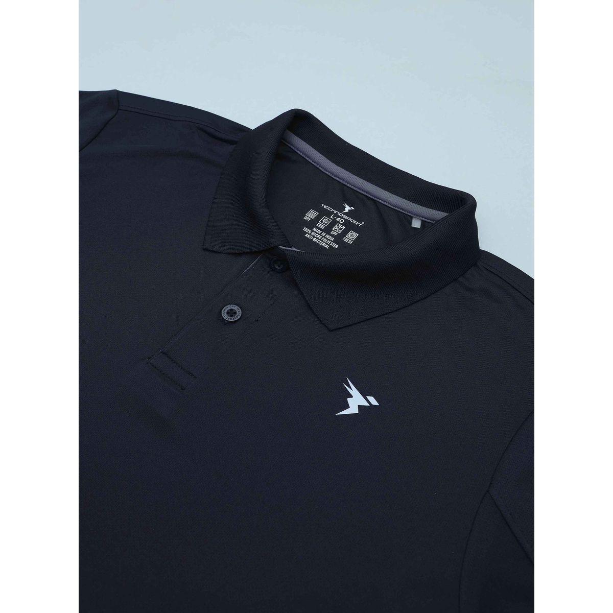 Technosport Solid Slim Fit Polo T-Shirt with Short Sleeves-men-clothing-sportswearandactivewear-tshirtsandpolos-image-7