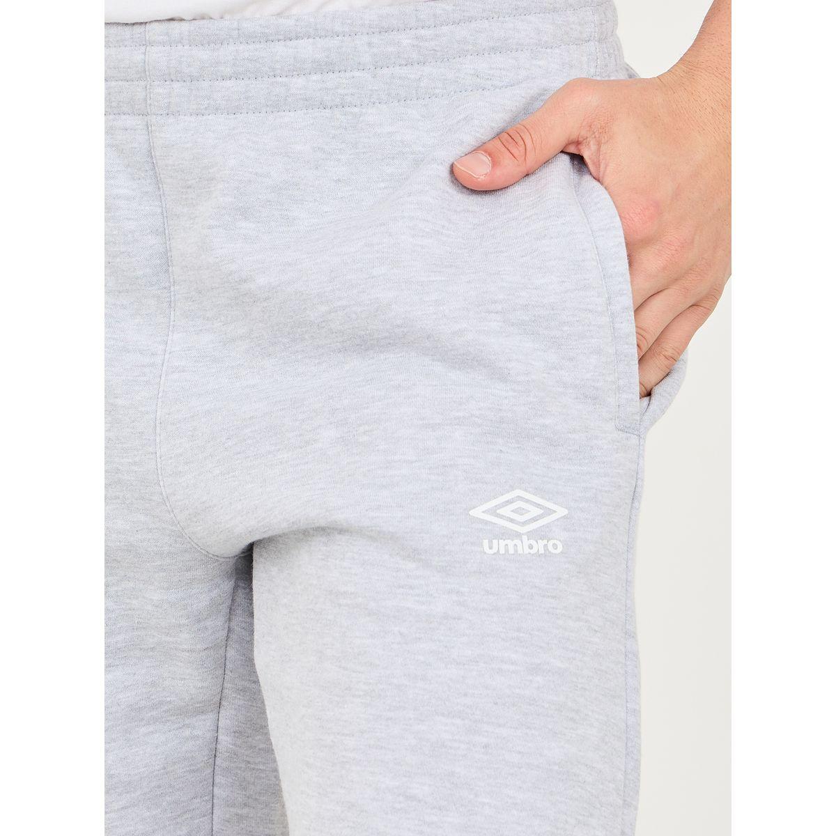 Umbro Logo Print Melange Fleece Shorts-men-clothing-sportswearandactivewear-bottoms-image-3