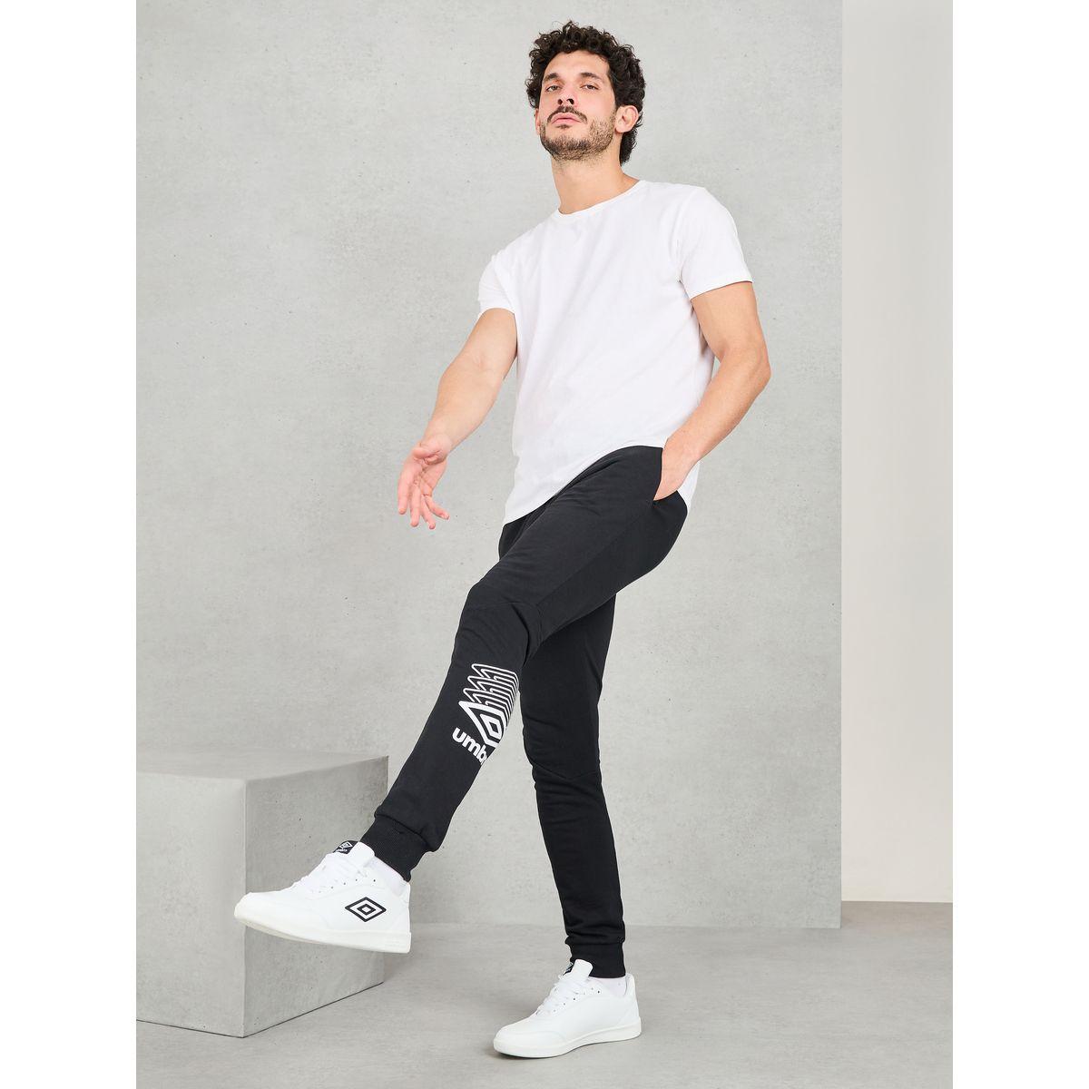 Umbro Logo Print Panelled Terrace Joggers-men-clothing-bottoms-joggers-image-2