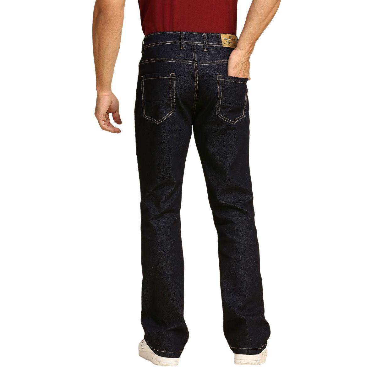 High Star Mid Rise Stitch Detail Bootcut Jeans-men-clothing-bottoms-jeans-image-2