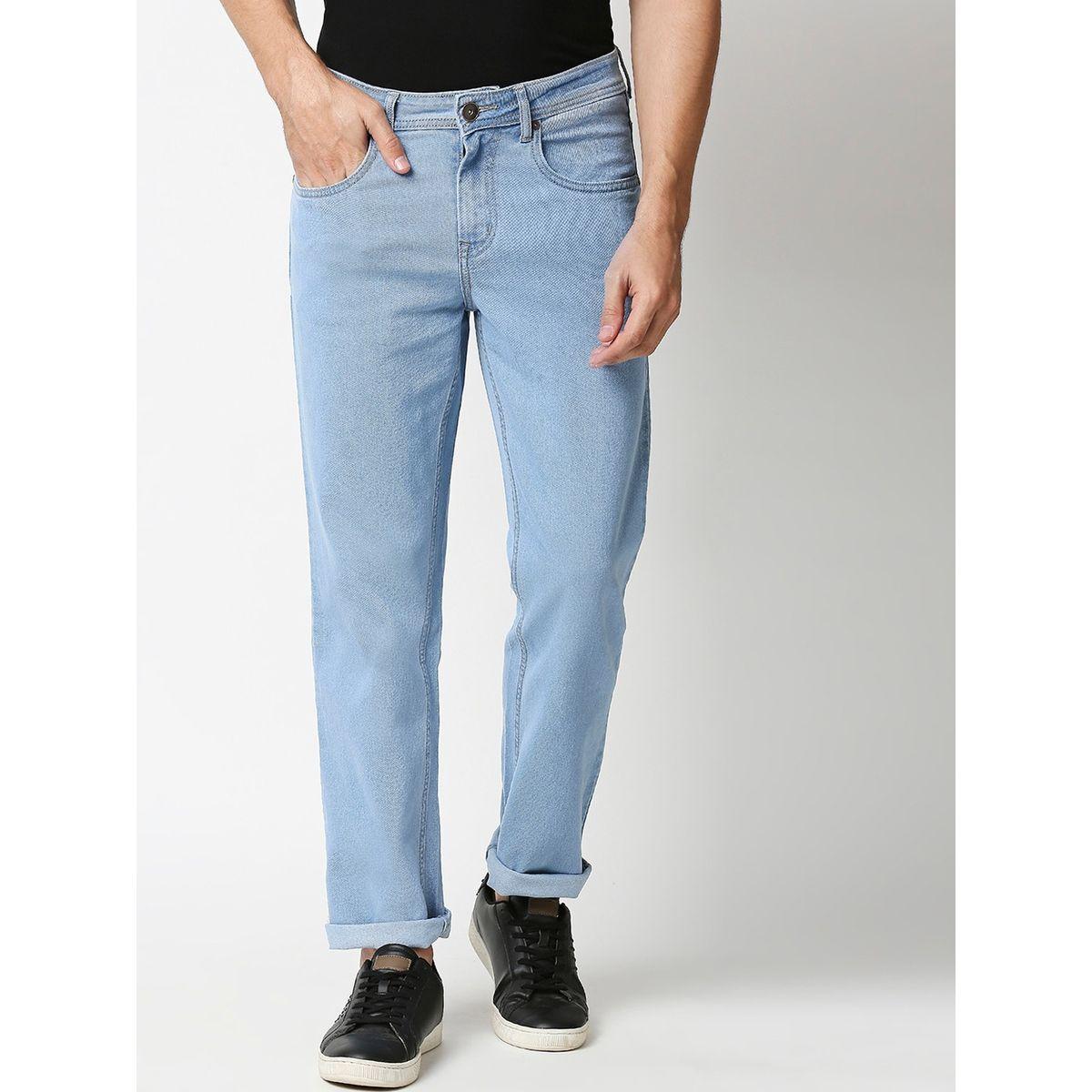 High Star X Styli  Mid Rise Light Wash Relaxed Fit Jeans-men-clothing-bottoms-jeans-image-1