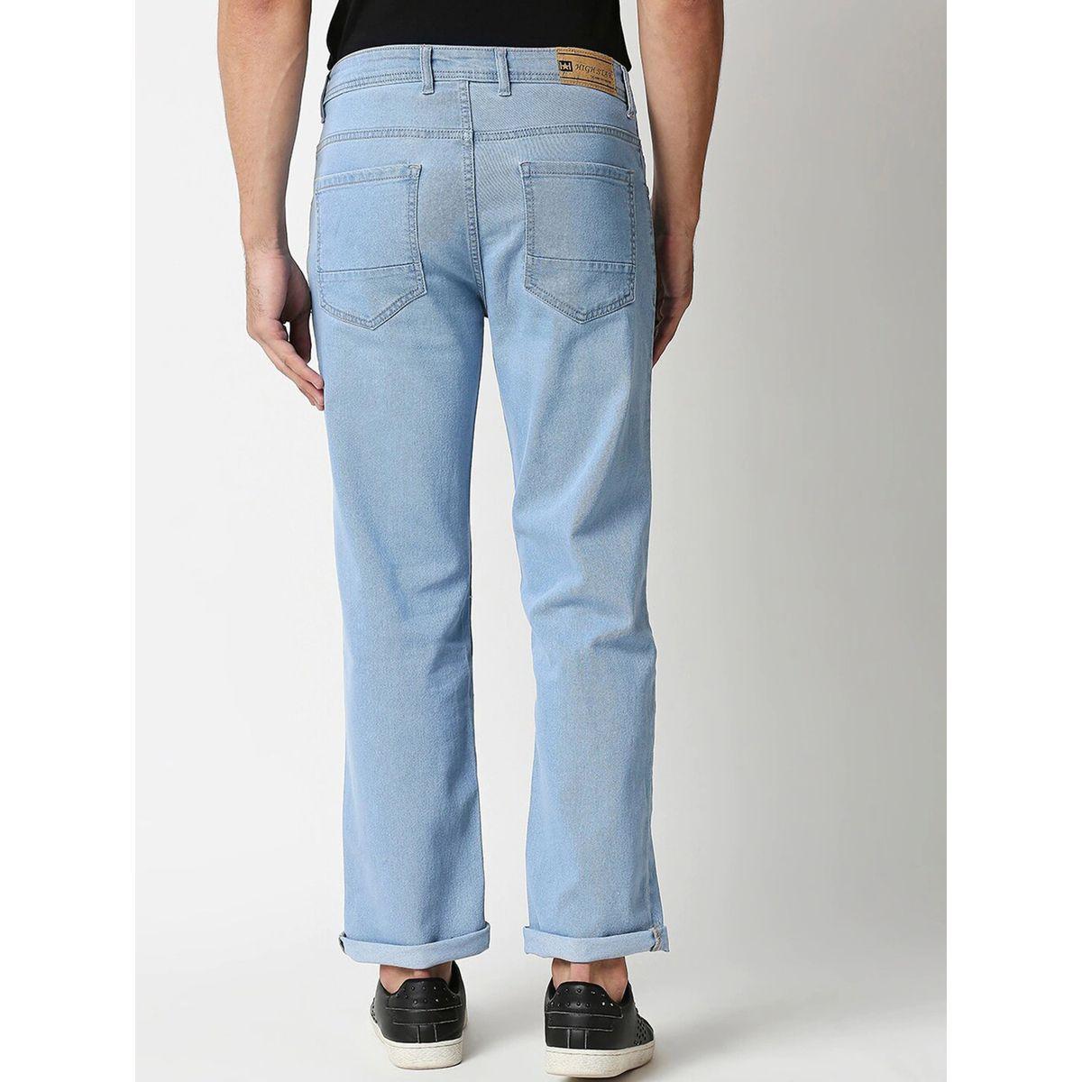 High Star X Styli  Mid Rise Light Wash Relaxed Fit Jeans-men-clothing-bottoms-jeans-image-2