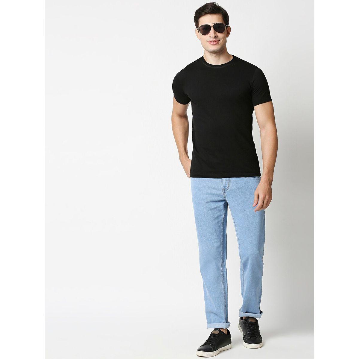 High Star X Styli  Mid Rise Light Wash Relaxed Fit Jeans-men-clothing-bottoms-jeans-image-4