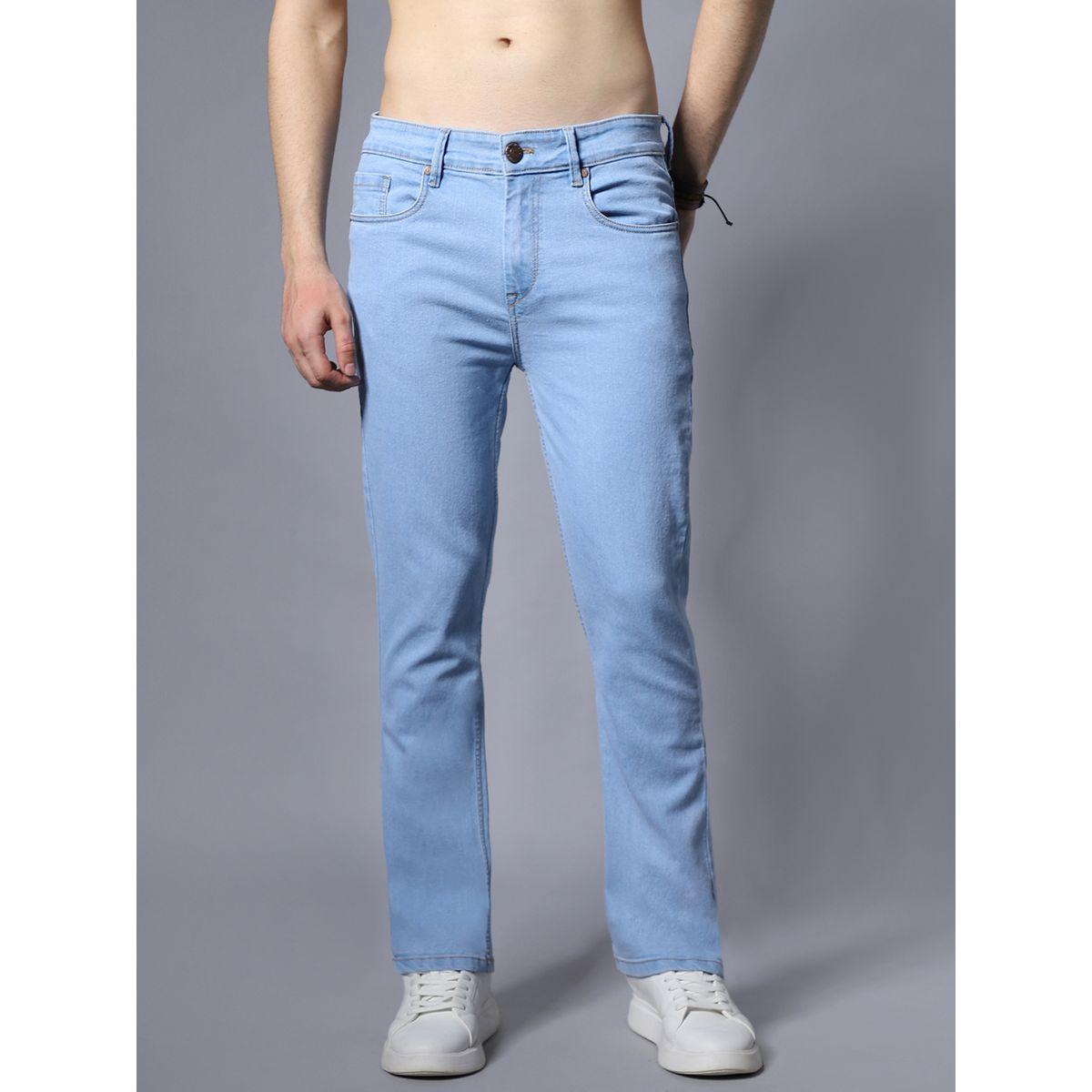 جينز بنسيج قابل للتمدد وخصر متوسط هاي ستار × ستايلي-men-clothing-bottoms-jeans-image-1