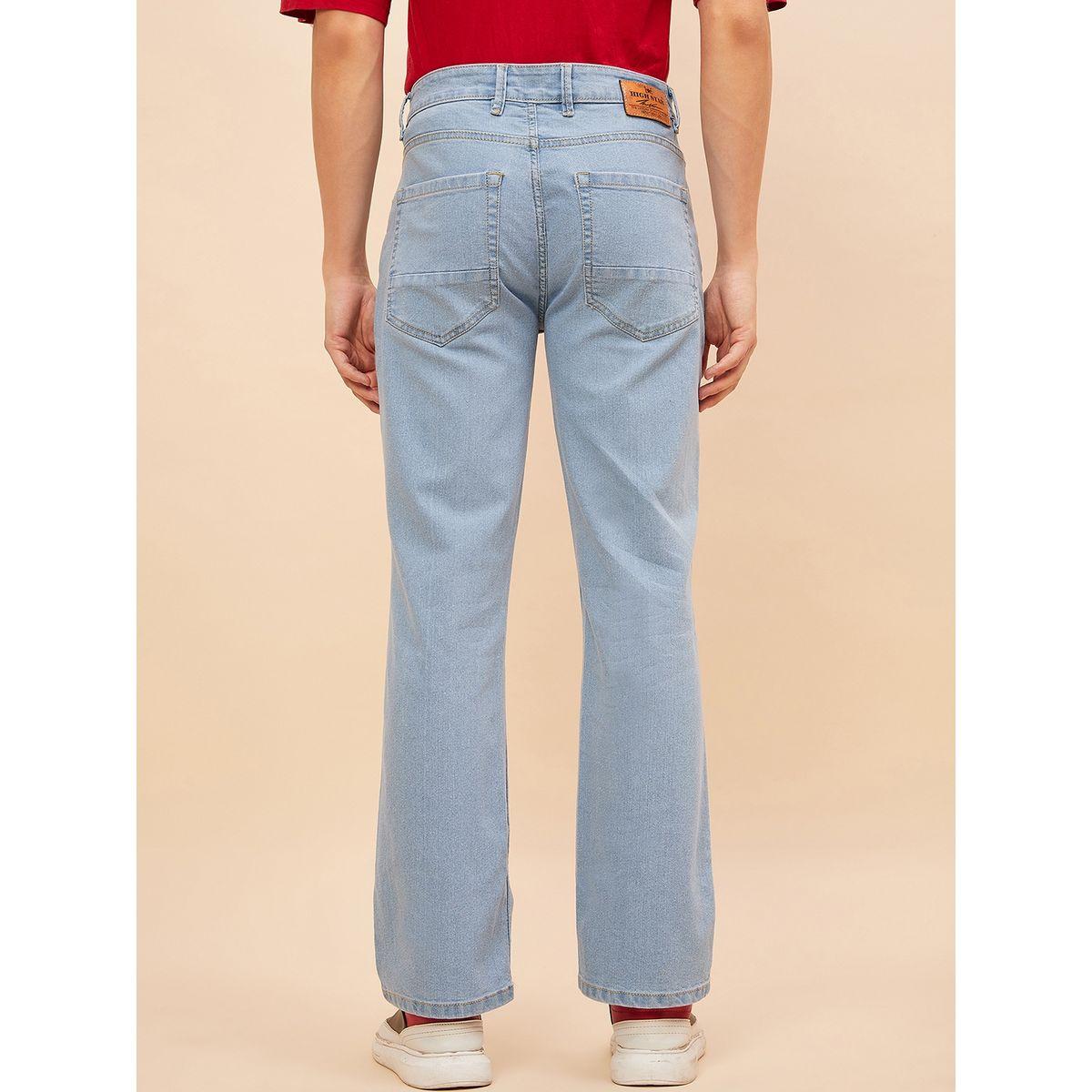 High Star X Styli  Mid Rise Light Wash Bootcut Jeans-men-clothing-bottoms-jeans-image-2