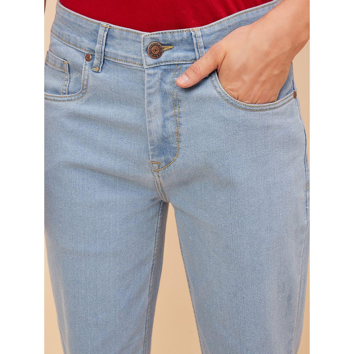 جينز بوت كات مع خصر متوسط هاي ستار × ستايلي-men-clothing-bottoms-jeans-image-3