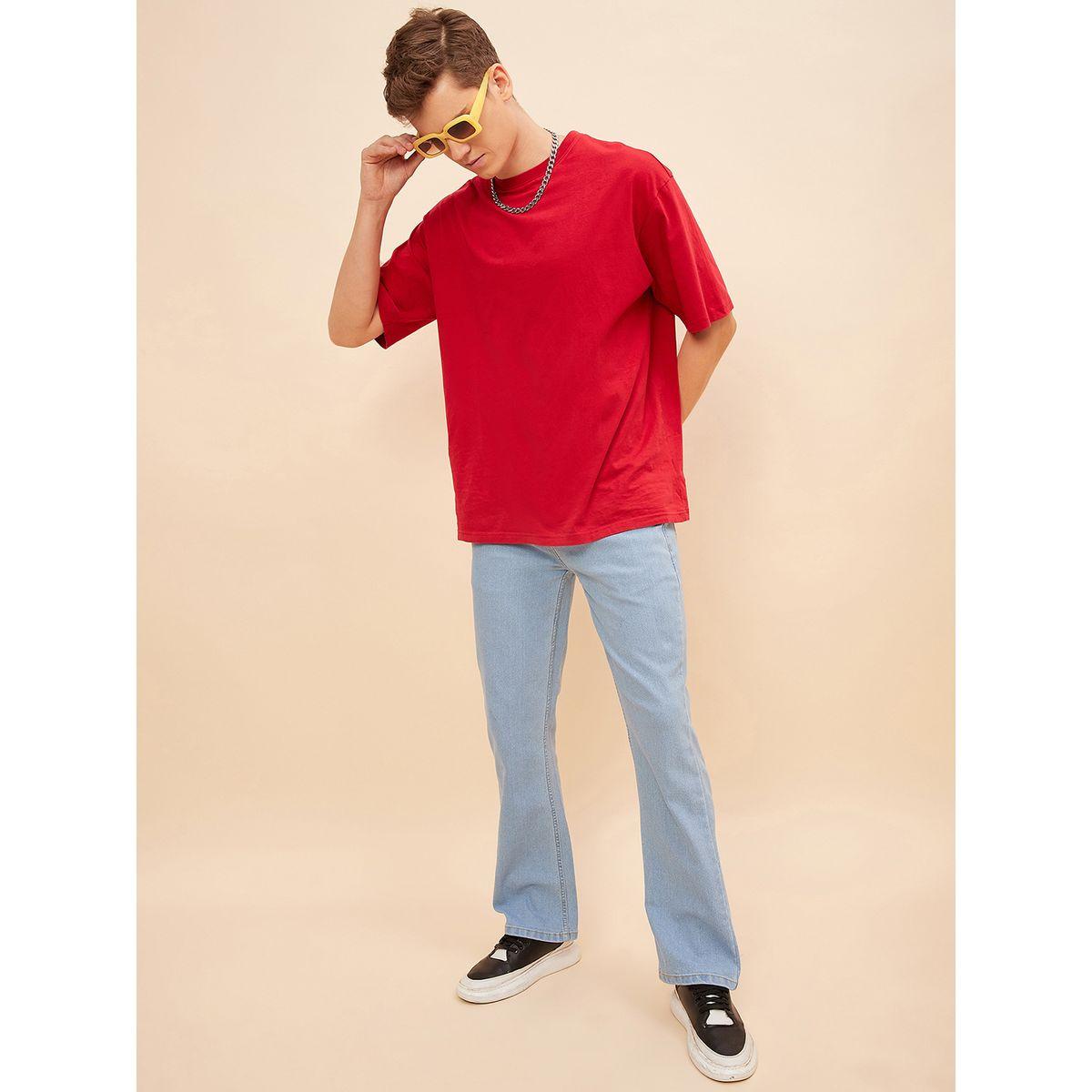 جينز بوت كات مع خصر متوسط هاي ستار × ستايلي-men-clothing-bottoms-jeans-image-4