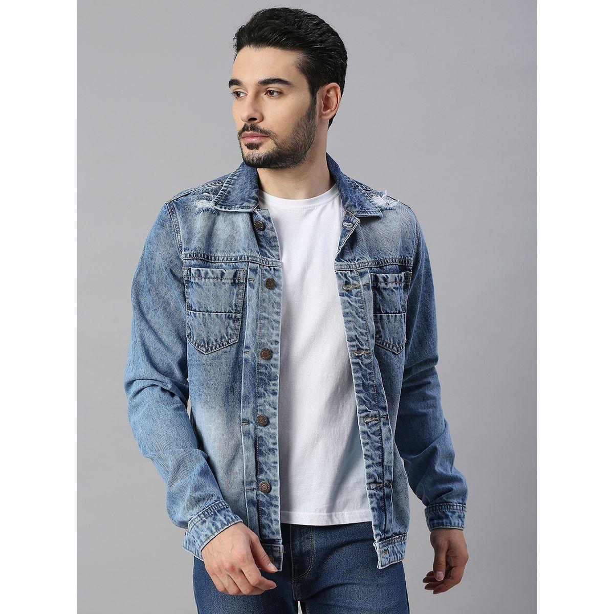 جاكيت دنيم بتفاصيل ممزقة مع جيوب-men-clothing-jacketsandblazers-jackets-image-1