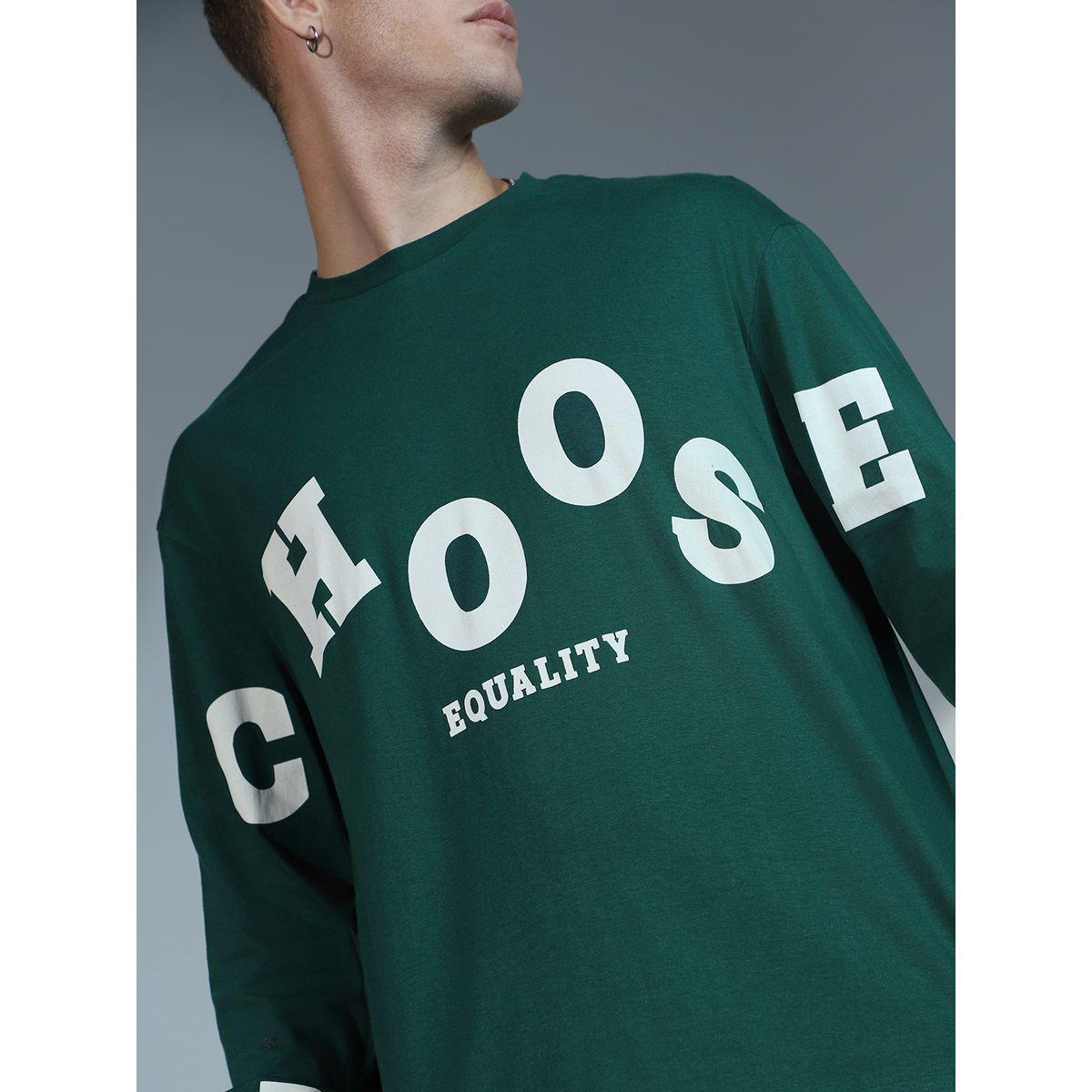 تيشيرت بقصة مريحة واكمام طويلة هابر هولم × ستايلي-men-clothing-tshirtsandpolos-tshirts-image-2