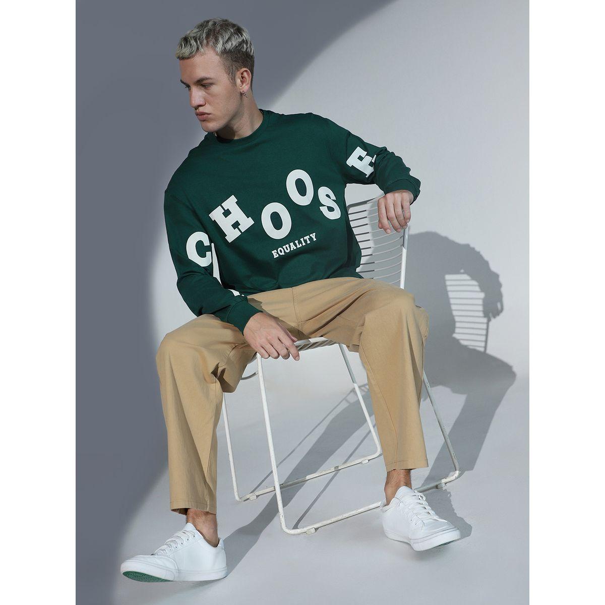 تيشيرت بقصة مريحة واكمام طويلة هابر هولم × ستايلي-men-clothing-tshirtsandpolos-tshirts-image-4