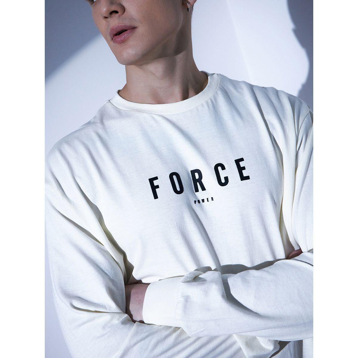Hubberholme Relaxed Fit Back & Front Typography Print T-Shirt with Long Sleeves-men-clothing-tshirtsandpolos-tshirts-image-2