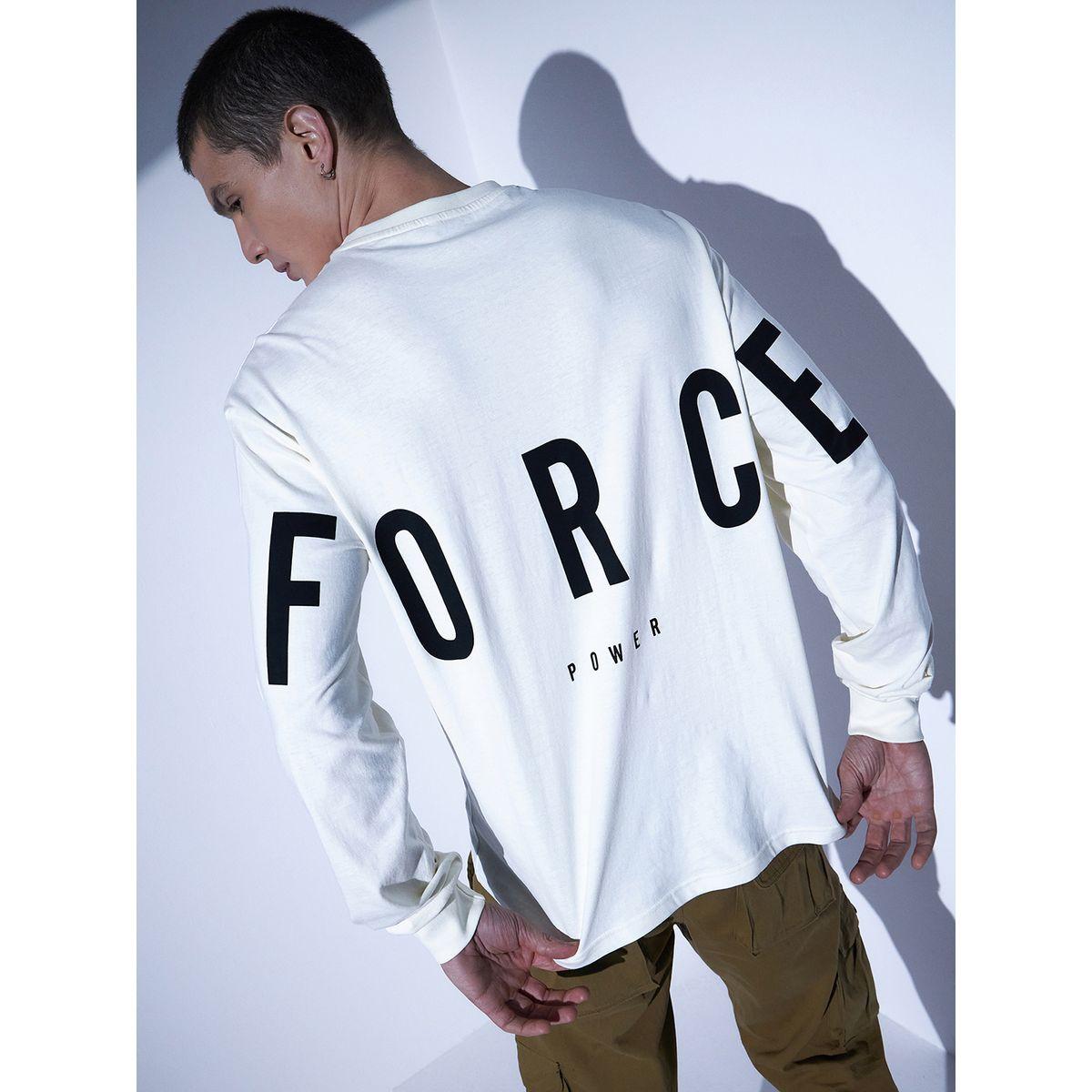 Hubberholme Relaxed Fit Back & Front Typography Print T-Shirt with Long Sleeves-men-clothing-tshirtsandpolos-tshirts-image-3