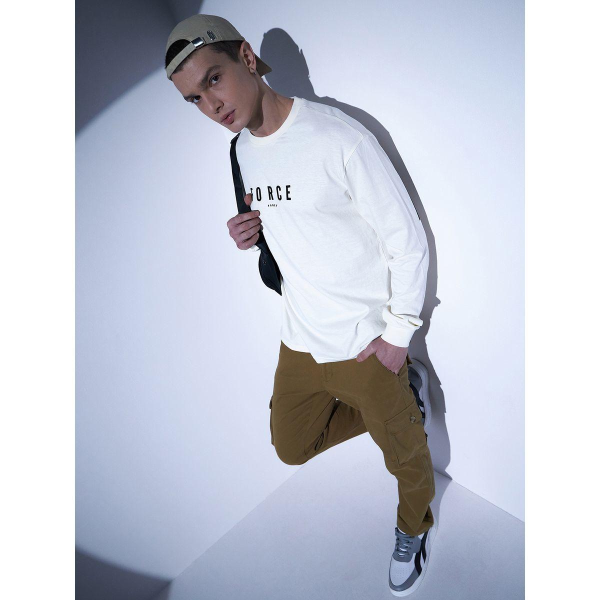 Hubberholme Relaxed Fit Back & Front Typography Print T-Shirt with Long Sleeves-men-clothing-tshirtsandpolos-tshirts-image-4