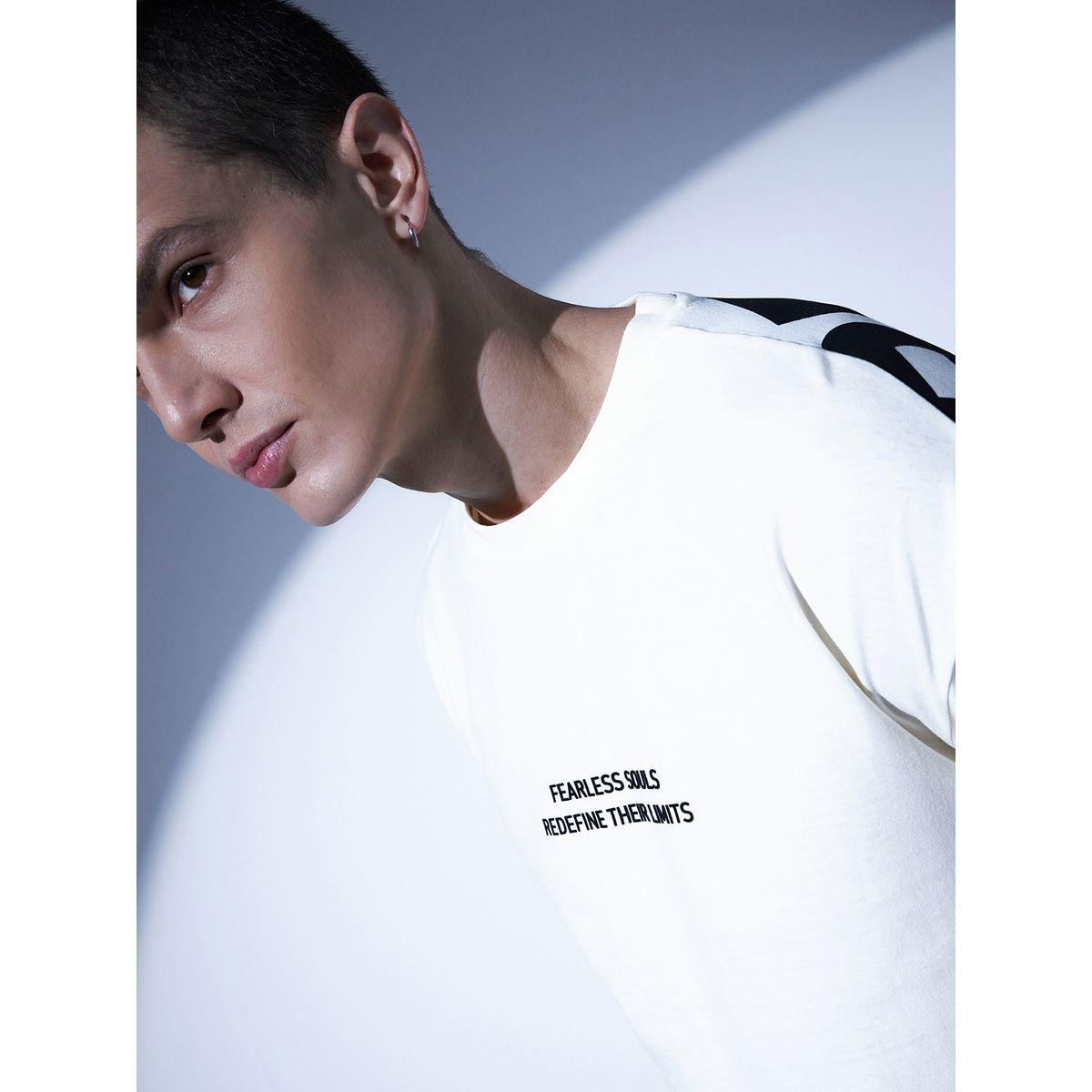 Hubberholme Relaxed Fit Back & Front Typography Print T-Shirt with Long Sleeves-men-clothing-tshirtsandpolos-tshirts-image-2
