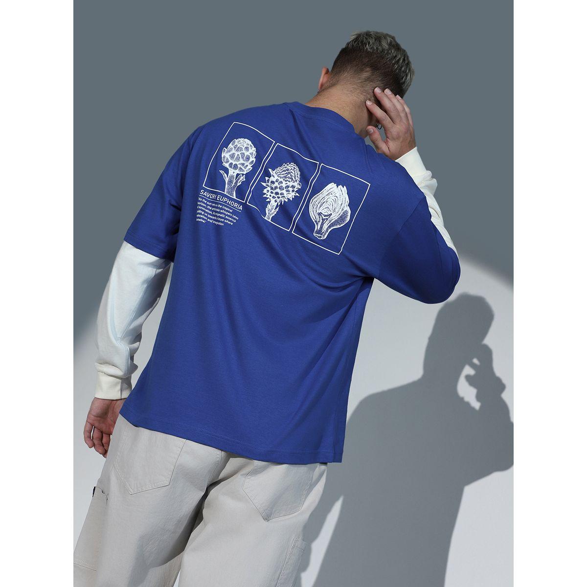 Hubberholme X Styli  Relaxed Fit Back & Front Graphic Print Crew Neck T-Shirt-men-clothing-tshirtsandpolos-tshirts-image-1