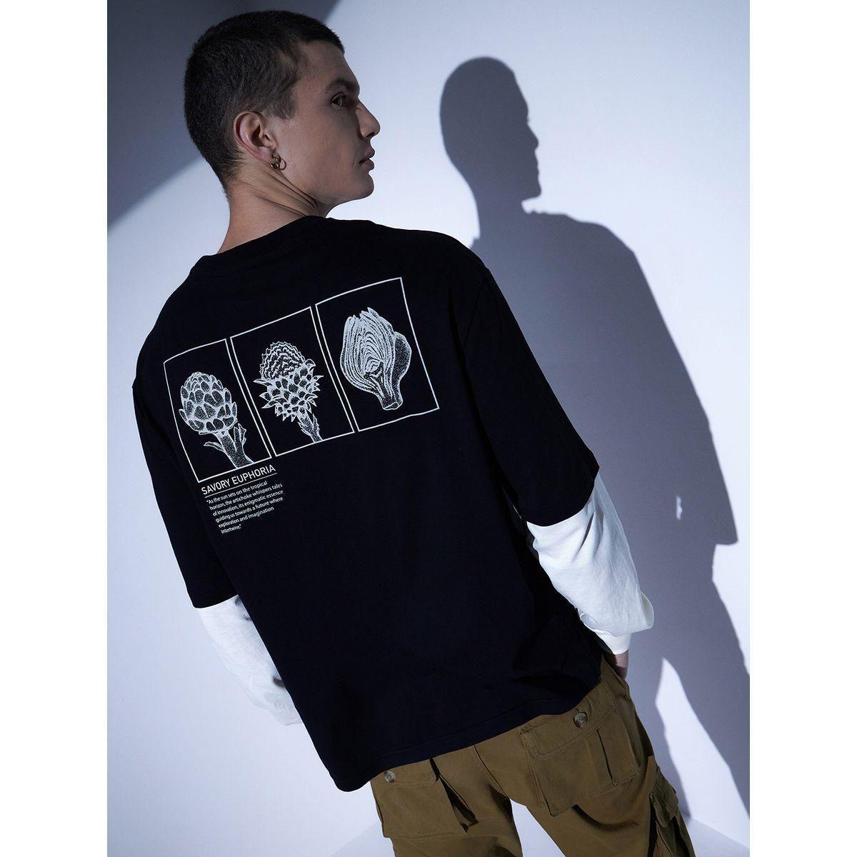 تيشيرت بقصة مريحة وطبعة جرافيك-men-clothing-tshirtsandpolos-tshirts-image-1