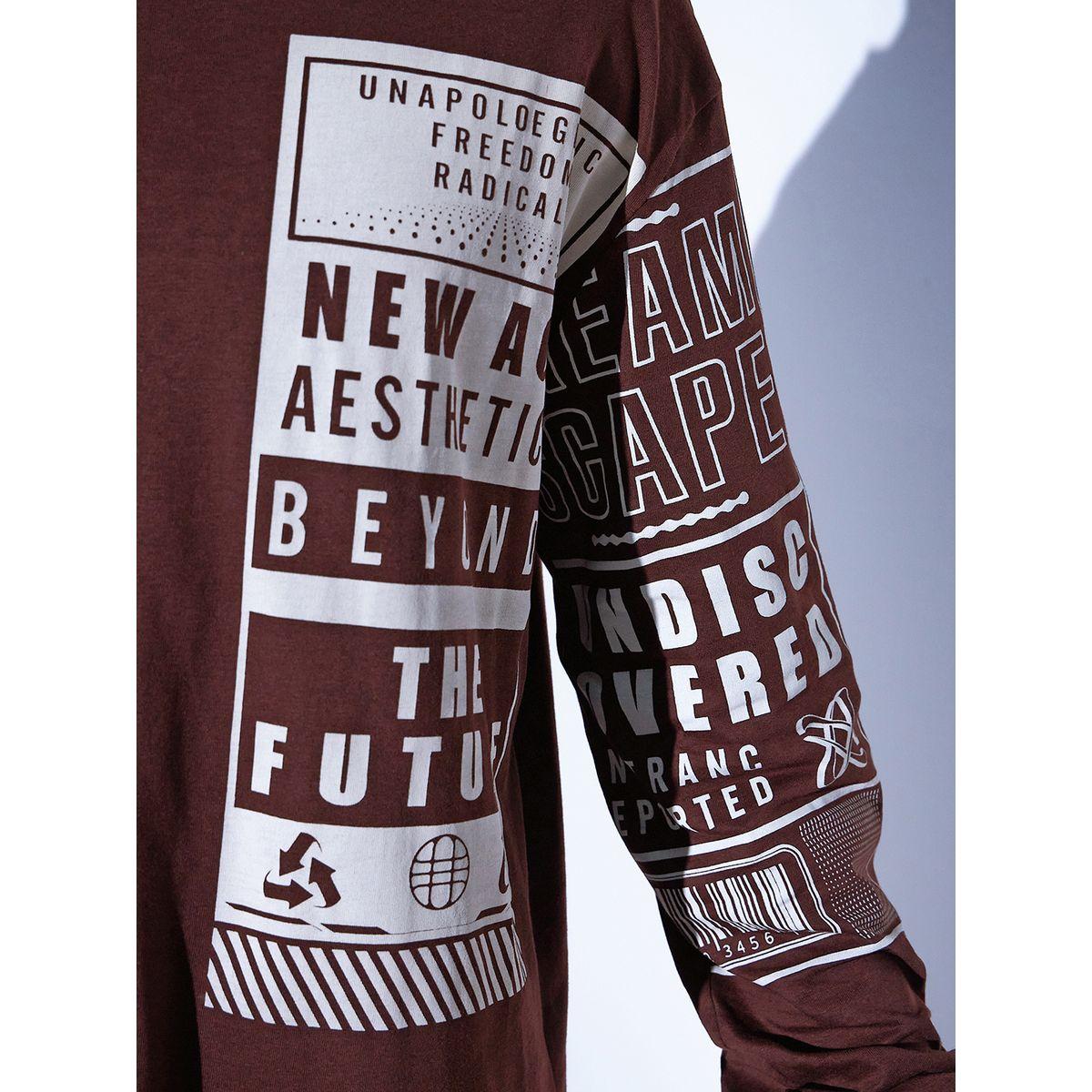 تيشيرت بقصة مريحة واكمام طويلة هابر هولم × ستايلي-men-clothing-tshirtsandpolos-tshirts-image-2