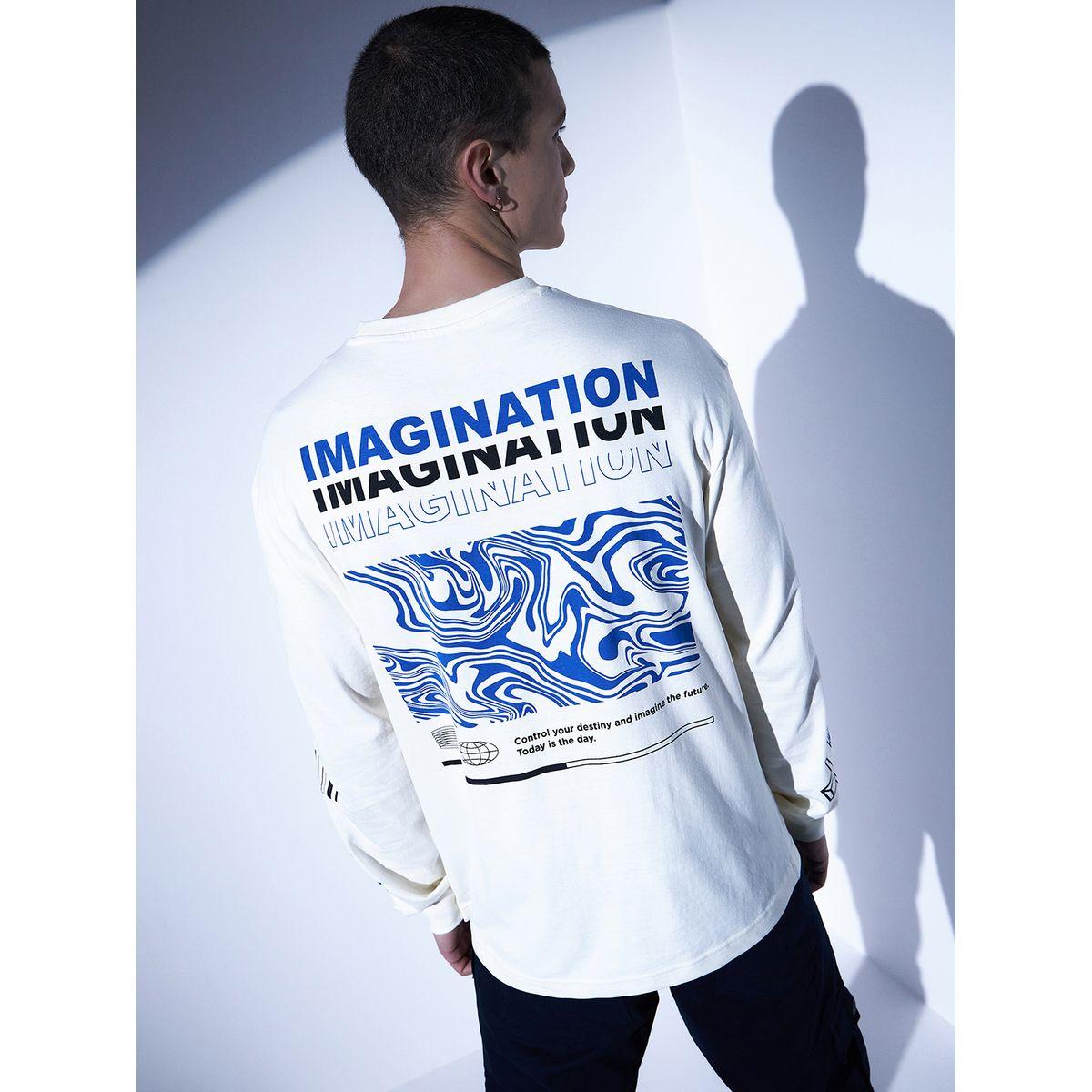 Hubberholme Relaxed Fit Back & Front Typography Print T-Shirt with Long Sleeves-men-clothing-tshirtsandpolos-tshirts-image-1