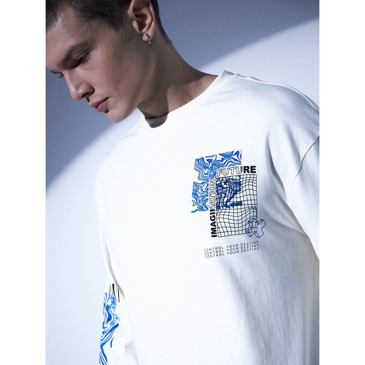 Hubberholme Relaxed Fit Back & Front Typography Print T-Shirt with Long Sleeves-men-clothing-tshirtsandpolos-tshirts-image-3