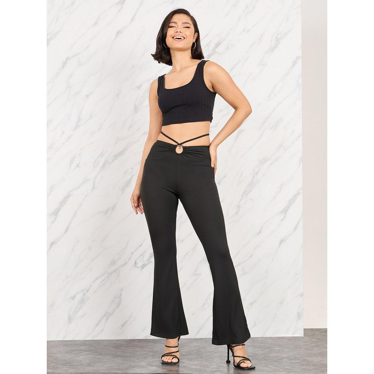 ليقنز بارجل واسعة مع اربطة وحلقة-women-clothing-bottoms-leggings-image-2