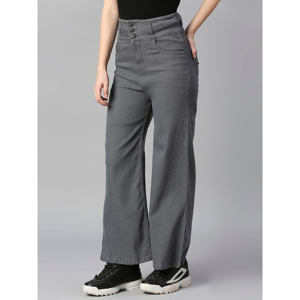 High Star X Styli  High Rise Light Wash Wide Leg Jeans-women-clothing-bottoms-jeans-image-3