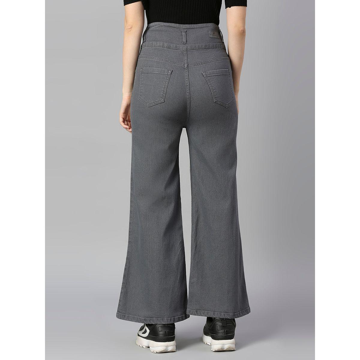High Star X Styli  High Rise Light Wash Wide Leg Jeans-women-clothing-bottoms-jeans-image-4