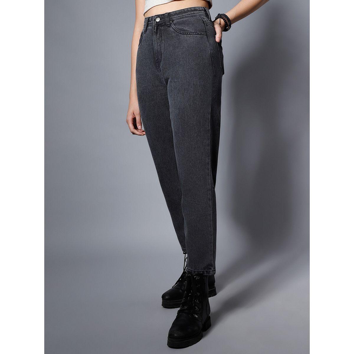 جينز بتفاصيل مشطوفة مع جيوب هاي ستار × ستايلي-women-clothing-bottoms-jeans-image-3