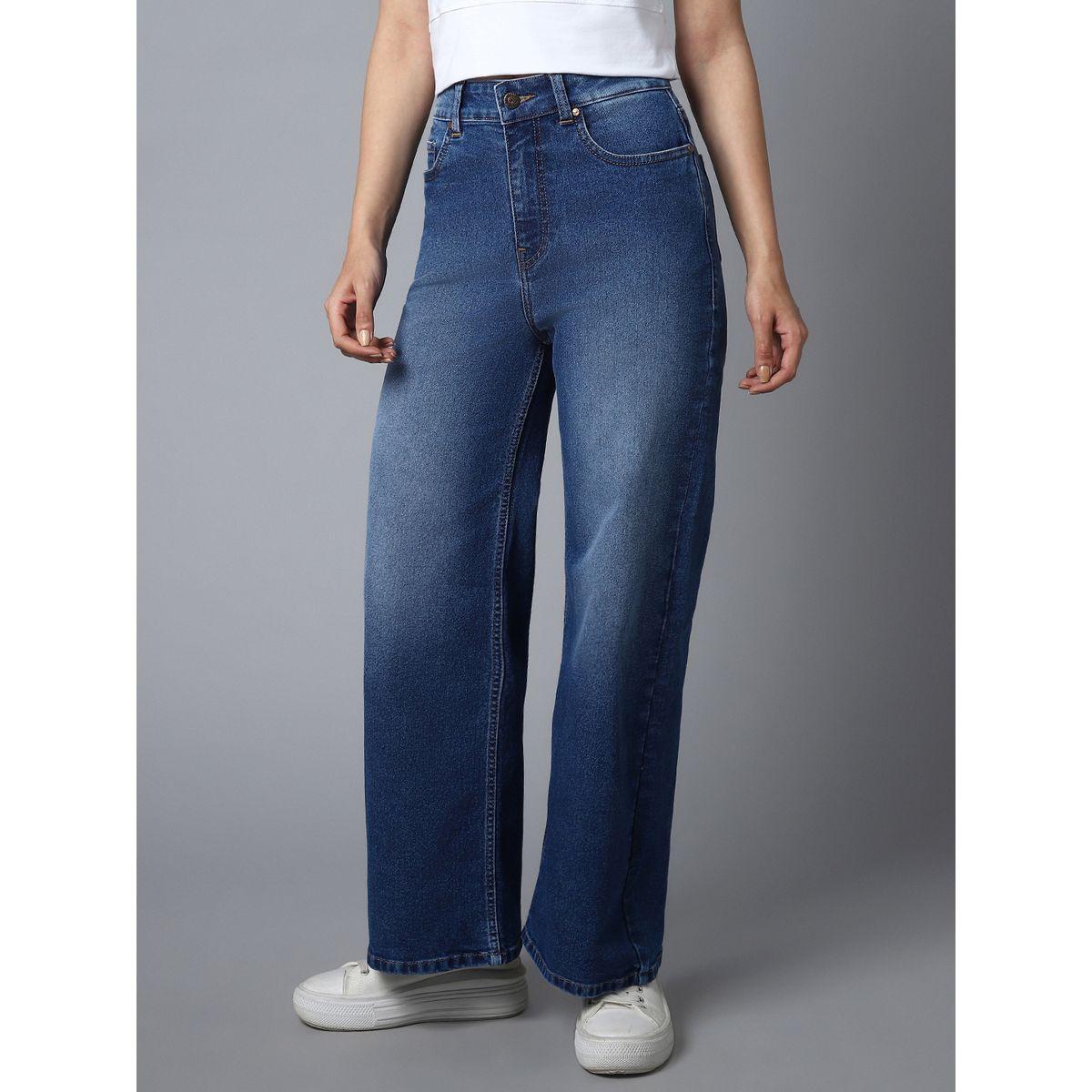 جينز بارجل واسعة وخصر عالي هاي ستار × ستايلي-women-clothing-bottoms-jeans-image-3